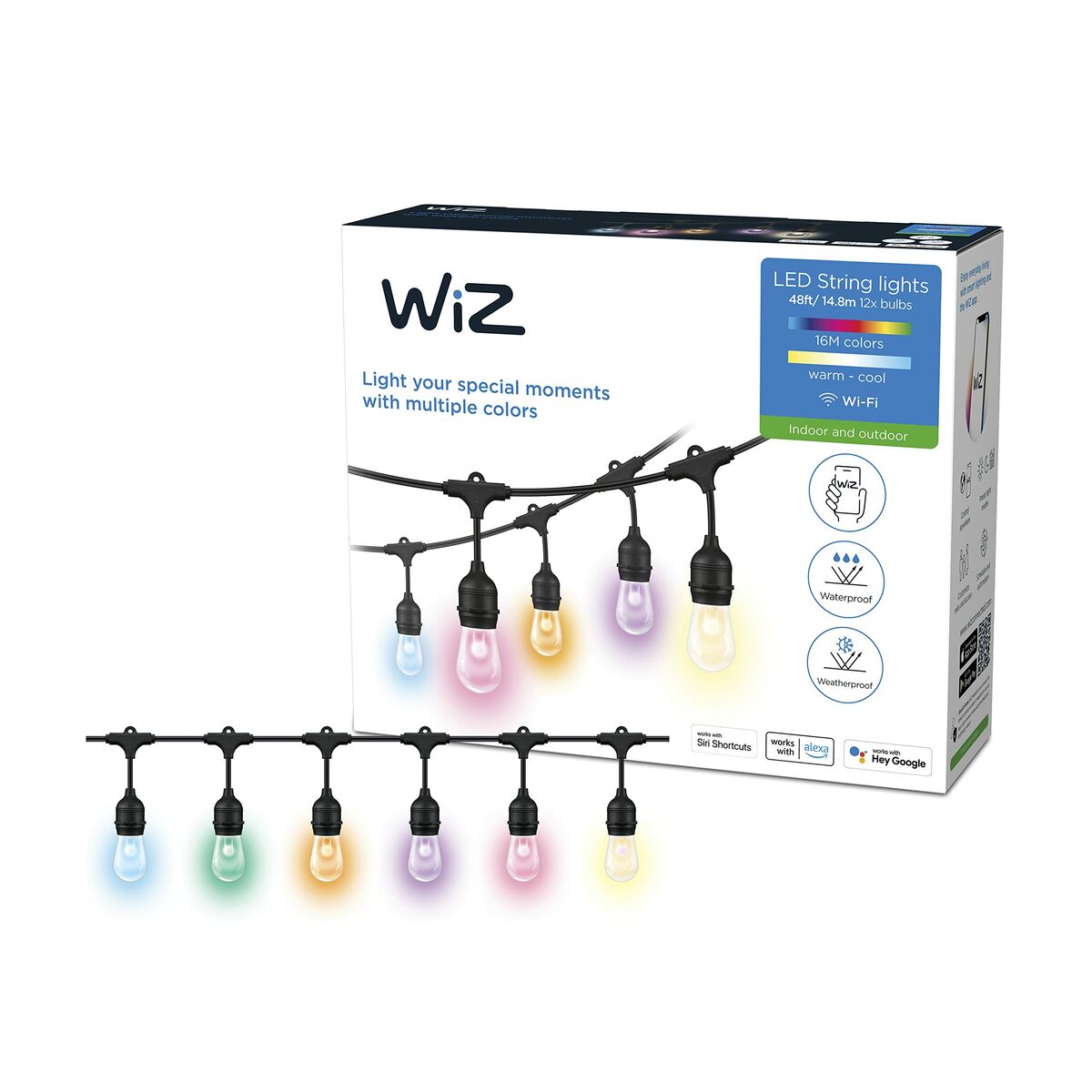 LED žarnice Wiz   Pisana 8 W